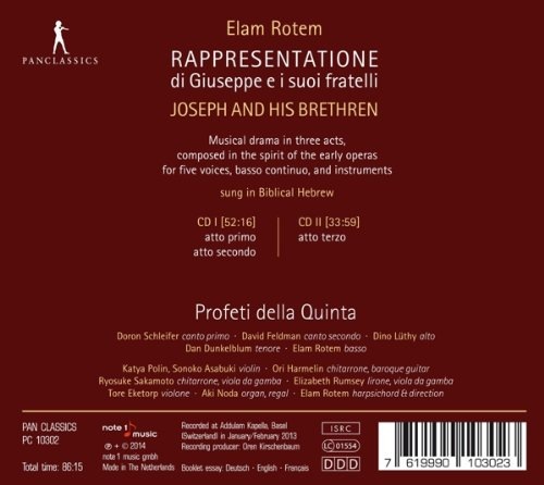 Rotem: Rappresentatione di Giuseppe e i suoi fratelli - Joseph and his brethren - slide-1