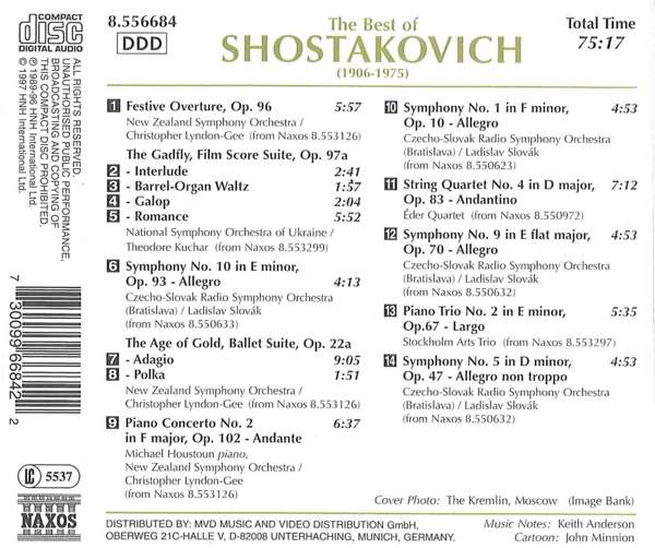 THE BEST OF SHOSTAKOVICH - slide-1