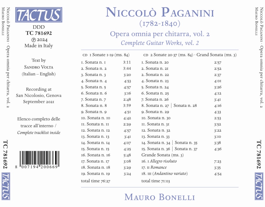 Paganini: Complete Guitar Works Vol. 2 - slide-1