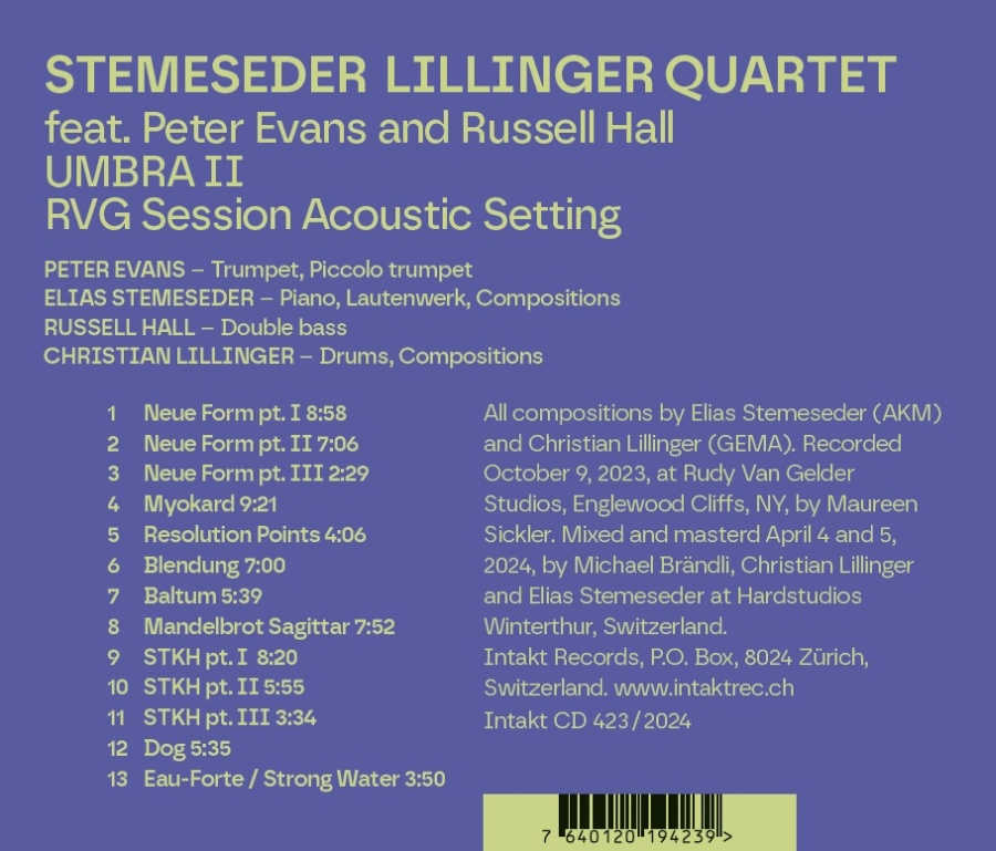Stemeseder Lillinger Quartet: Umbra II - slide-1