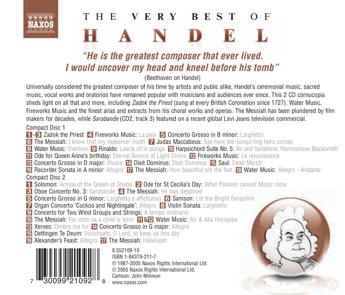 THE VERY BEST OF HANDEL - slide-1