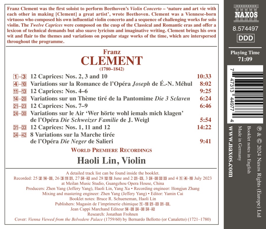 Clement: Solo Violin Works - slide-1