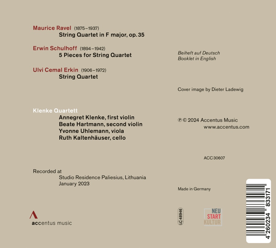 Klenke Quartett - Ravel; Schulhoff; Erkin - slide-1