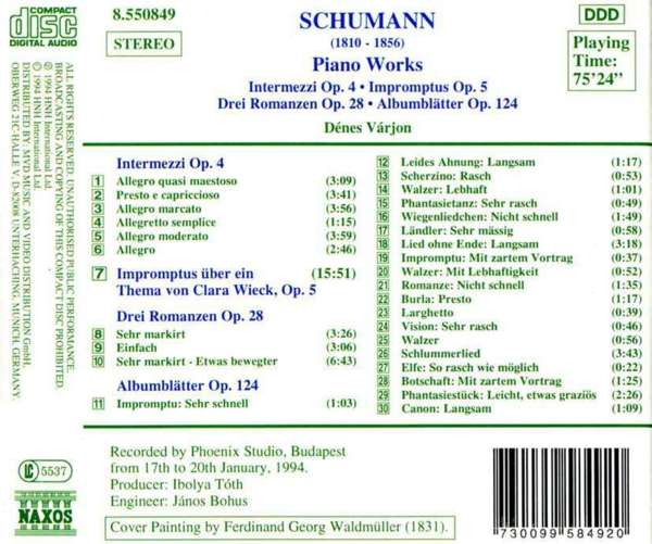 SCHUMANN: Piano Works - slide-1