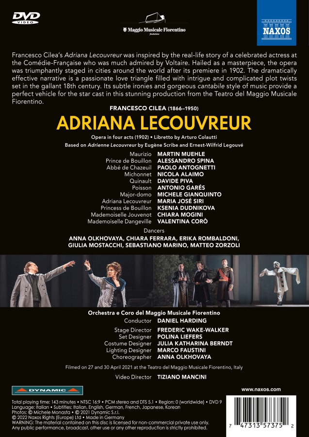 Cilea: Adriana Lecouvreur - slide-1