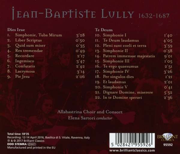 Lully: Dies Irae, Te Deum - slide-1