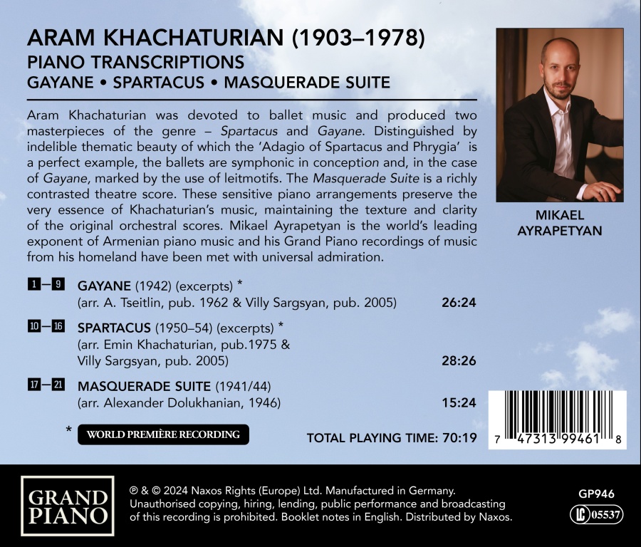 Khachaturian: Piano Transcriptions - slide-1