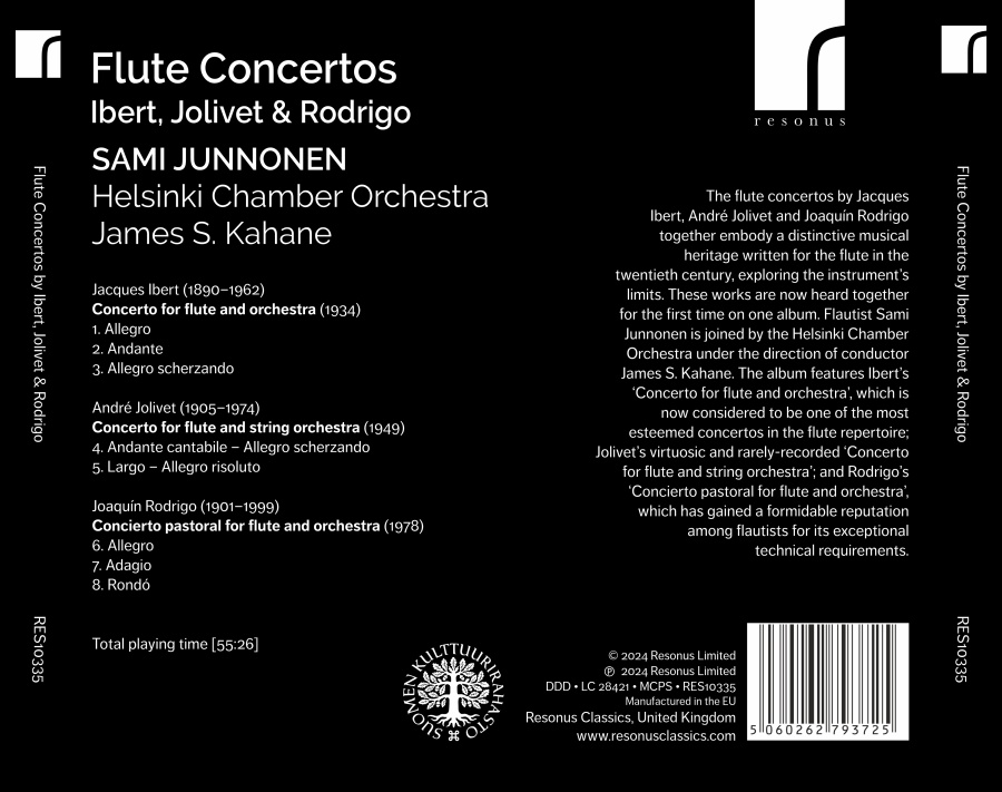 Flute Concertos by Ibert, Jolivet & Rodrigo - slide-1