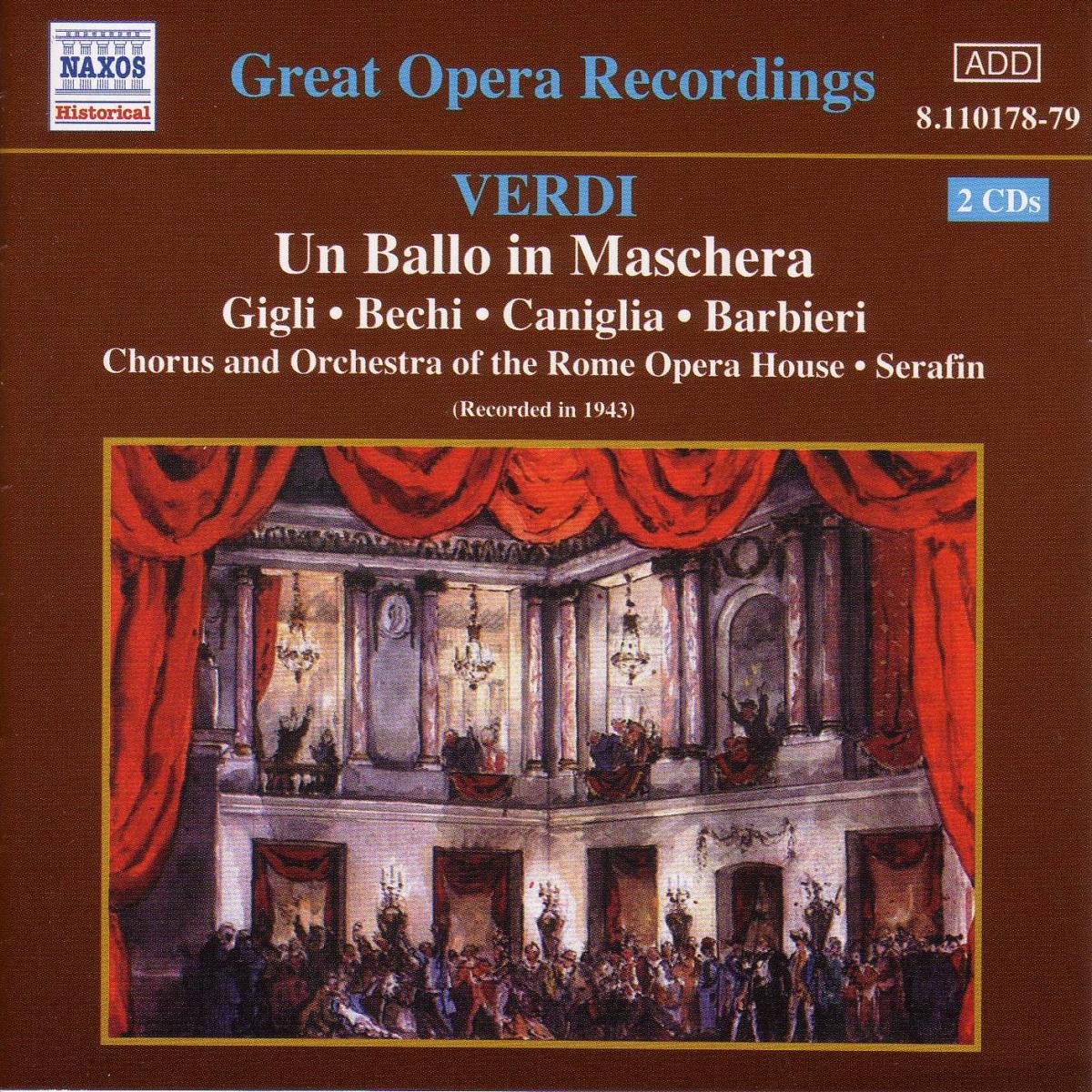 VERDI: Un Ballo in Maschera