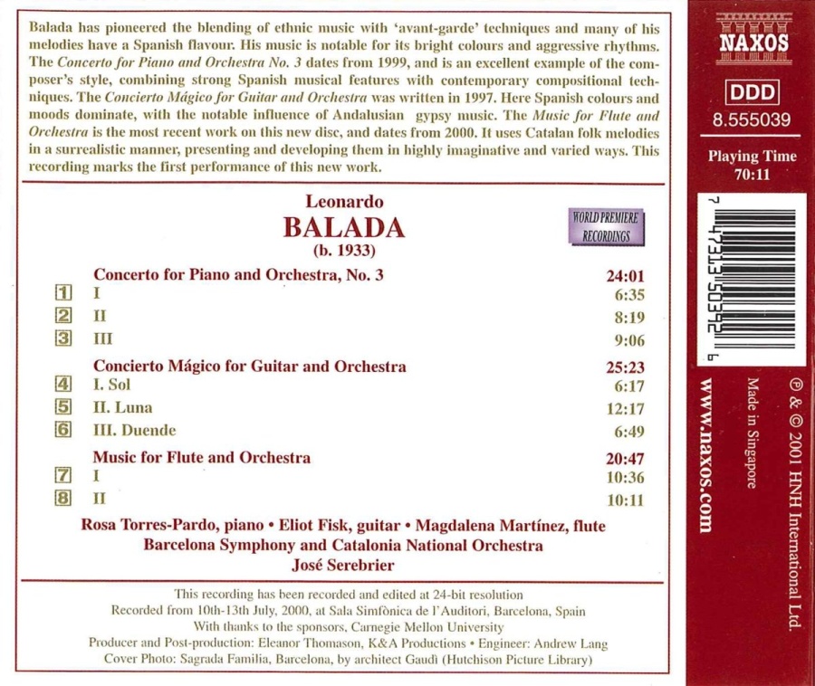 BALADA: Piano Concerto No. 3; Concierto Magico - slide-1