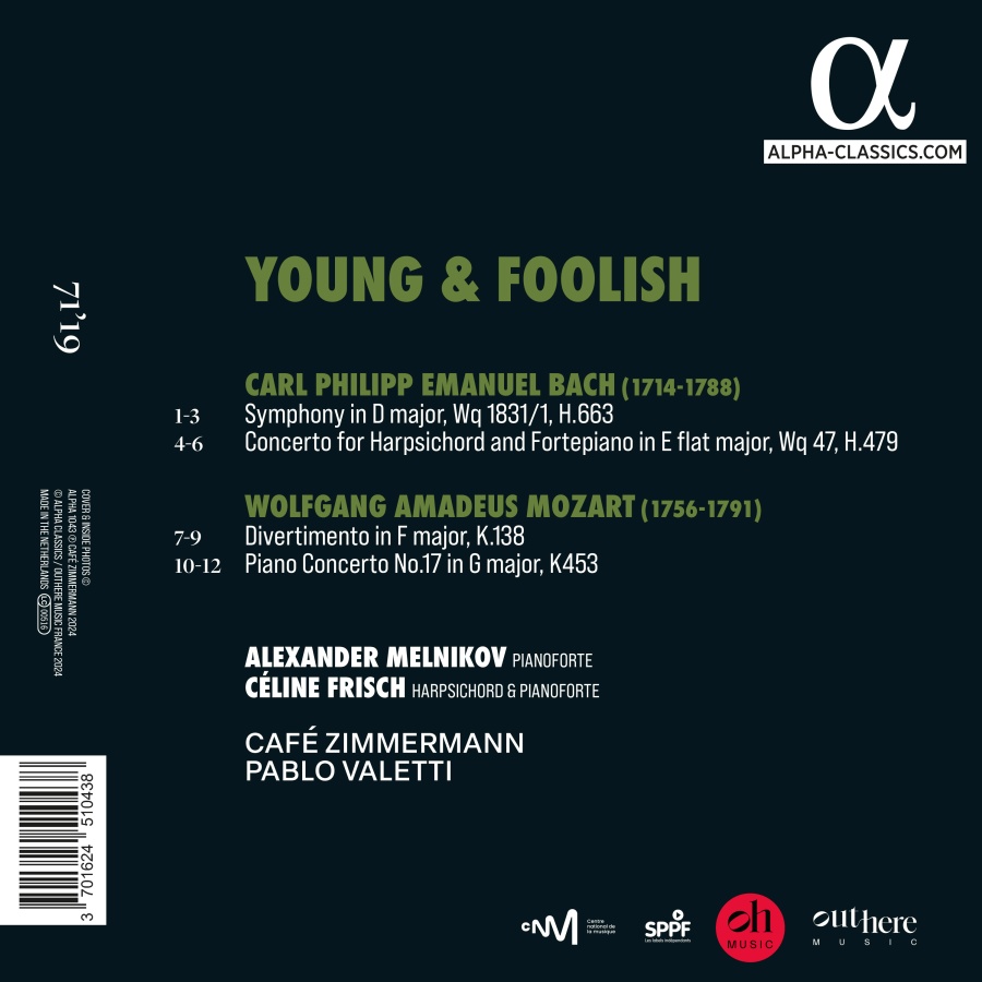 Young & Foolish - Mozart & C.P.E. Bach - slide-1