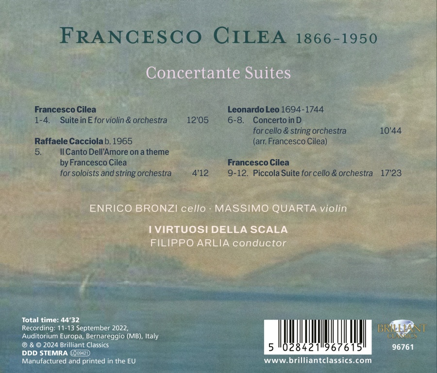 Cilea: Concertante Suites - slide-1