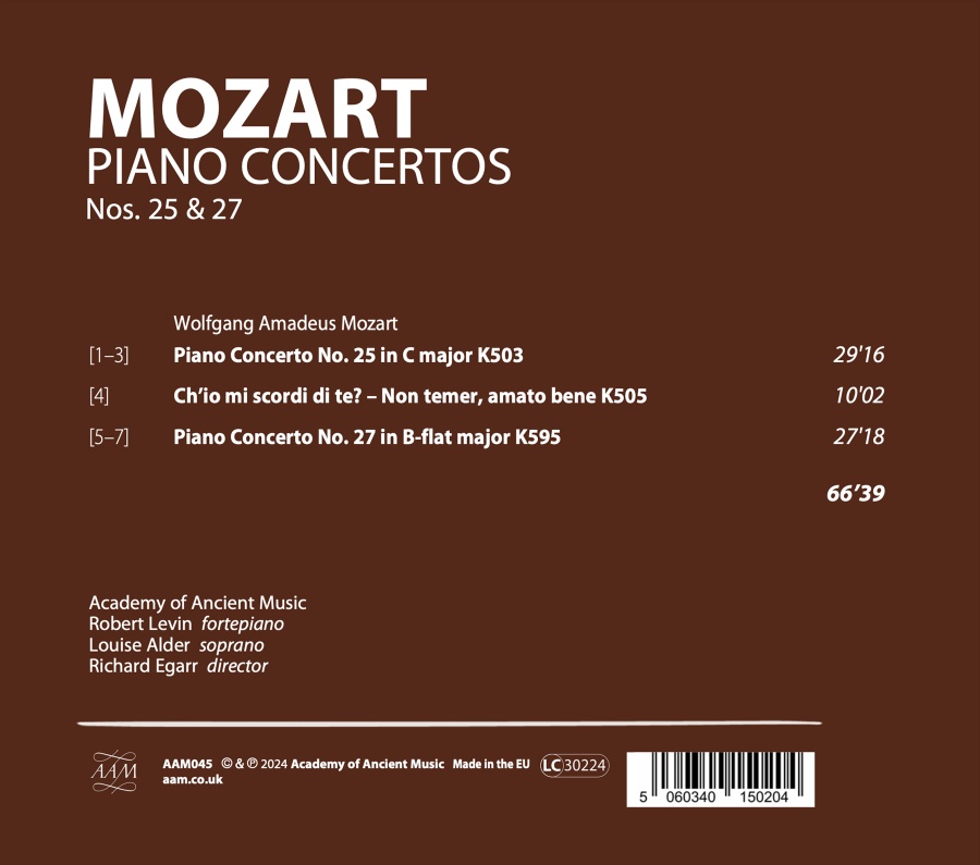 Mozart: Piano Concertos Nos. 25 & 27 - slide-1