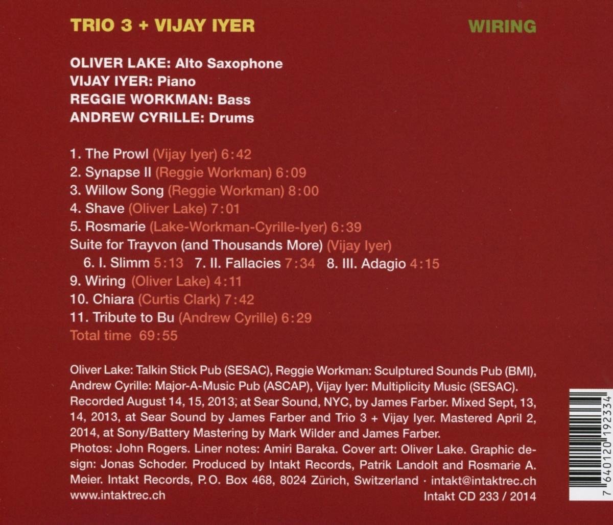 Trio3/ Iyer/Lake/ Workman/ Cyrille: Wiring - slide-1