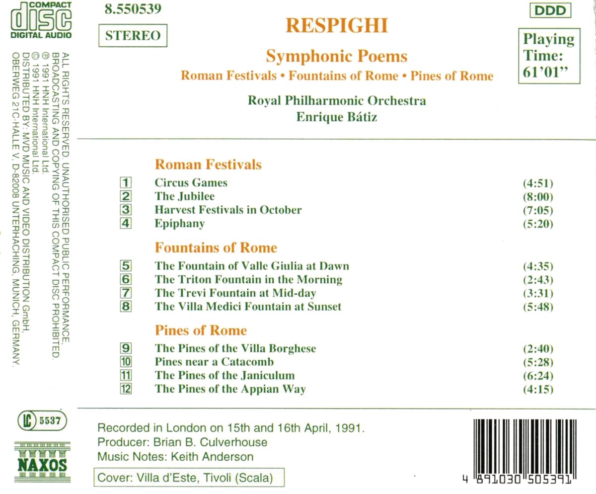 RESPIGHI: Symphonic Poems - slide-1