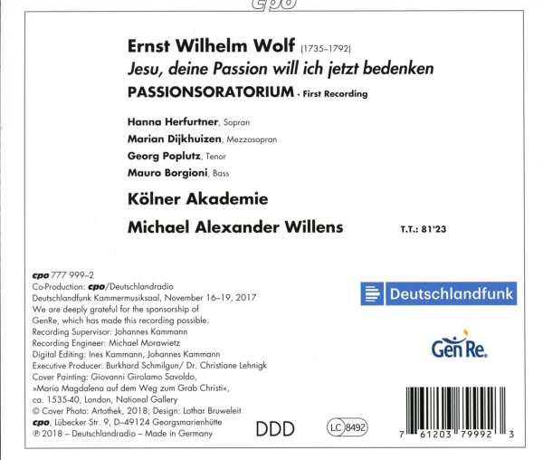 Wolf: Jesu, deine Passion - Passionsoratorium - slide-1