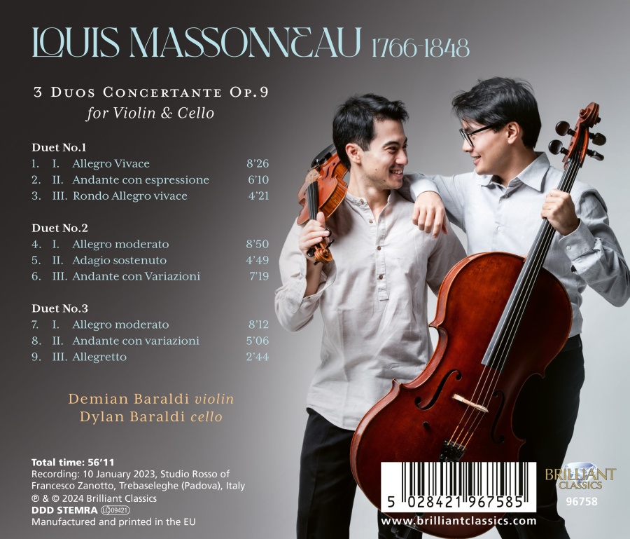 Massonneau: 3 Duos Concertante Op. 9 - slide-1