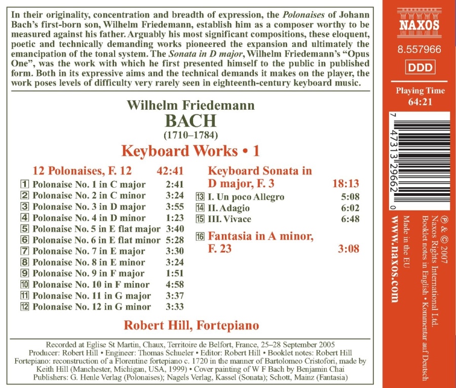 BACH WF: Keyboard Works Vol. 1 - slide-1