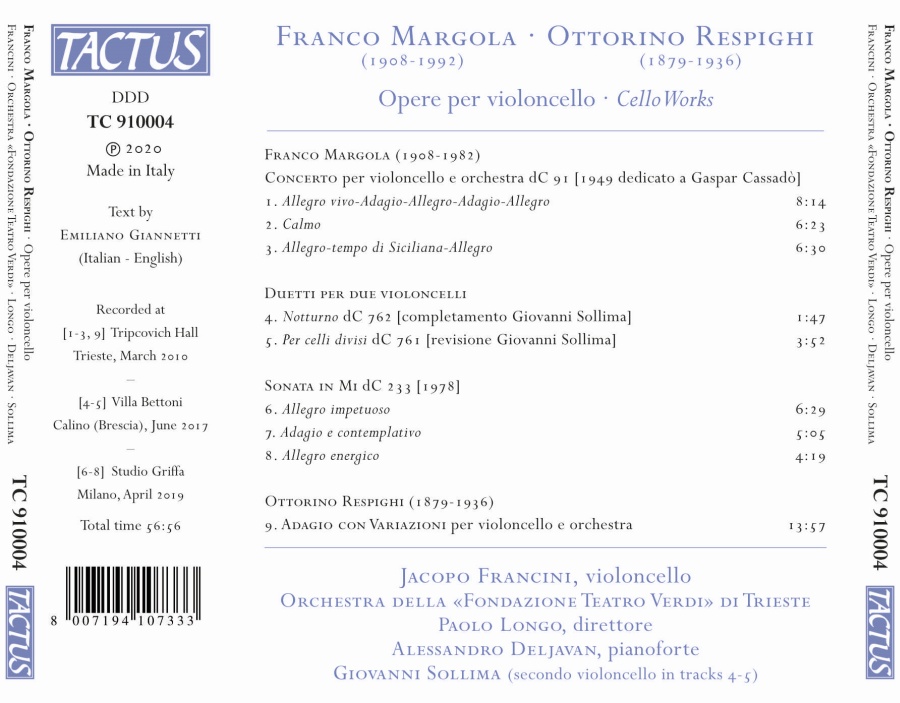 Margola; Respighi: Cello Works - slide-1