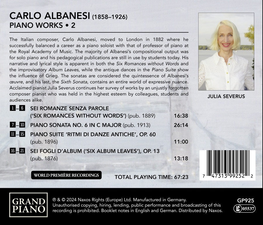Albanesi: Piano Works Vol. 2 - slide-1