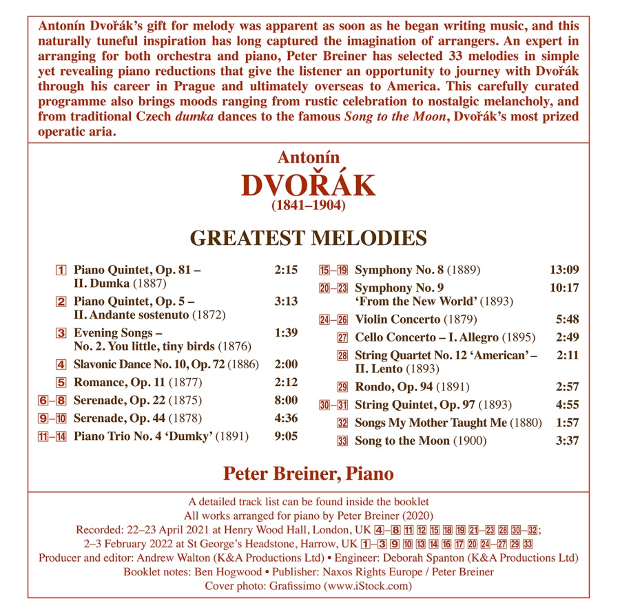 Dvorak: Greatest Melodies - slide-1