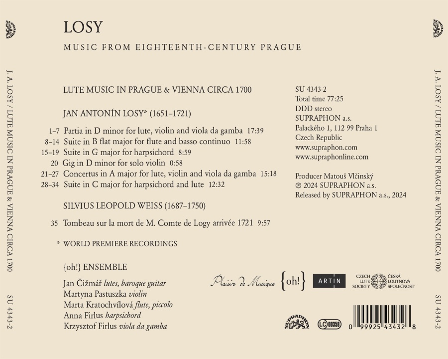 Losy: Lute Music in Prague & Vienna circa 1700 - slide-1