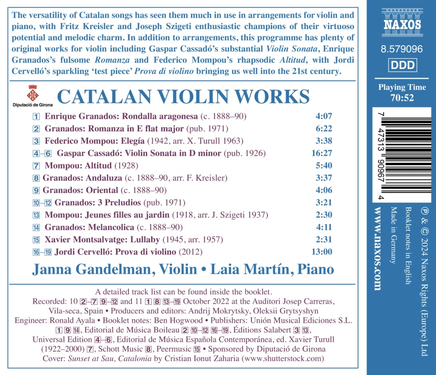Catalan Violin Works - slide-1