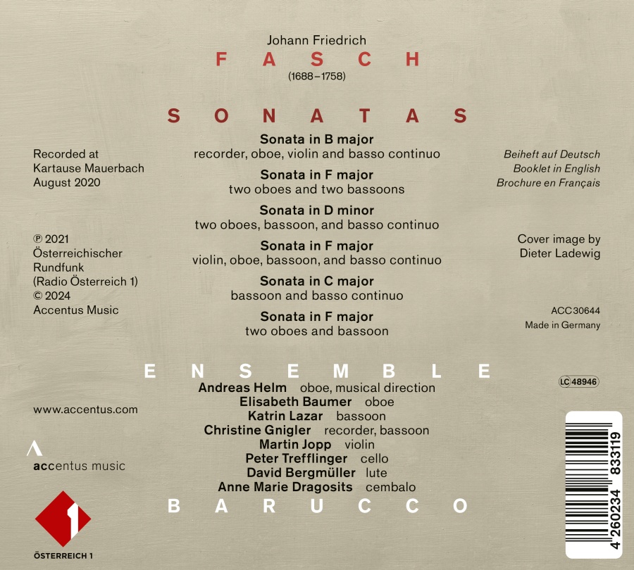 Fasch: Sonatas - slide-1
