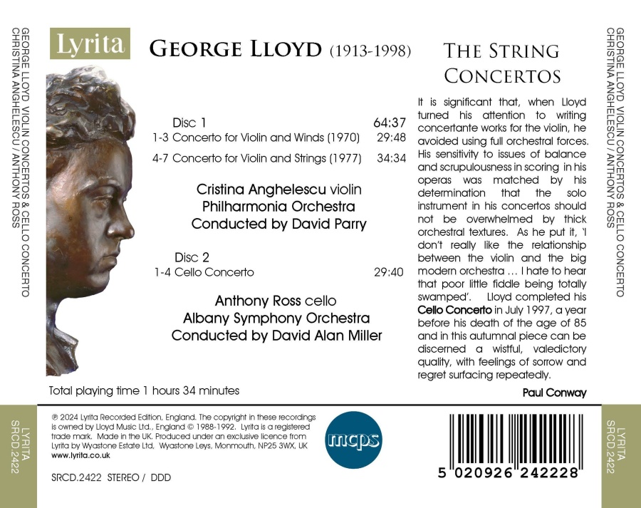 Lloyd: The Violin & Cello Concertos  - slide-1