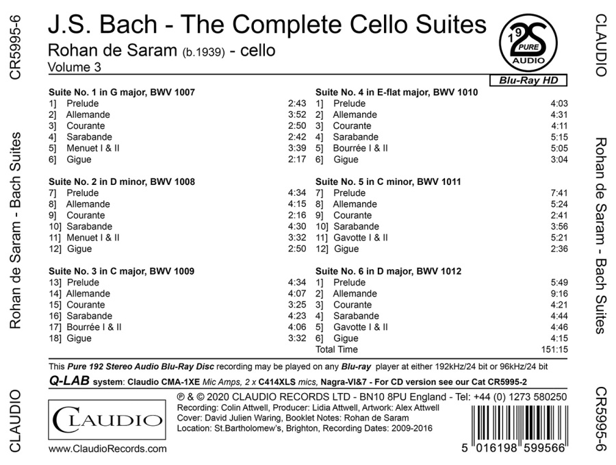 Bach: Cello Suites - slide-1