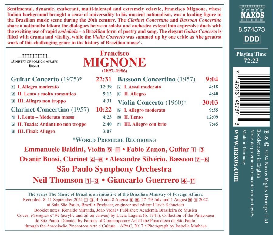 Mignone: Concertos and Concertinos - slide-1