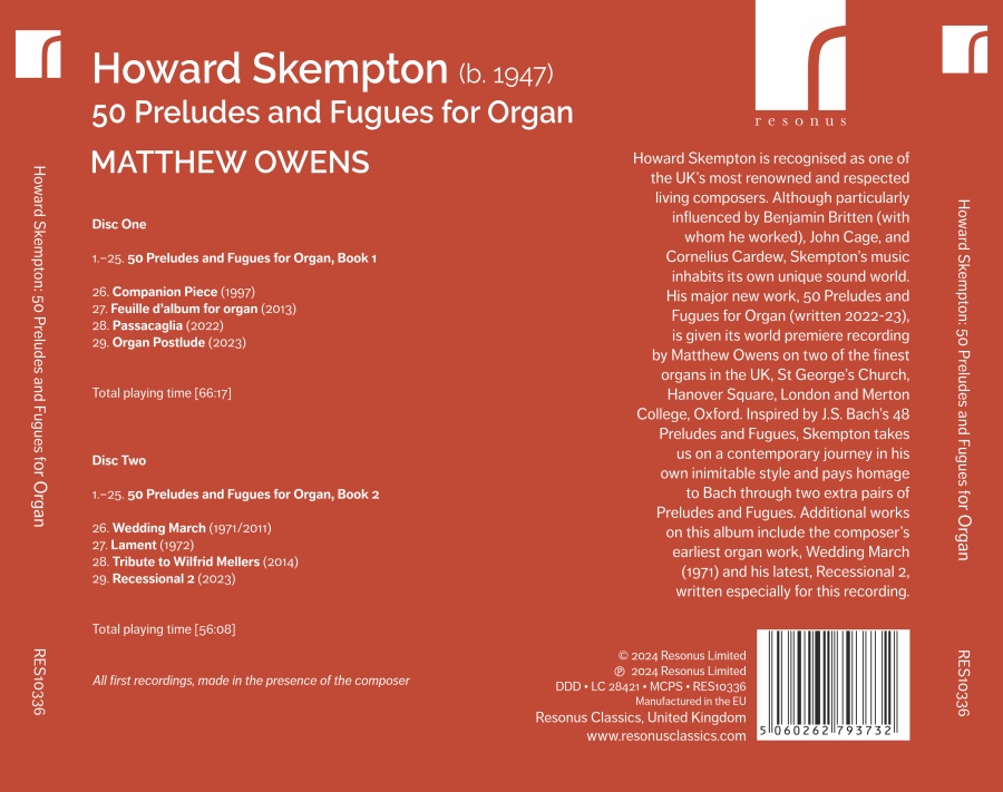 Skempton: 50 Preludes and Fugues for Organ - slide-1
