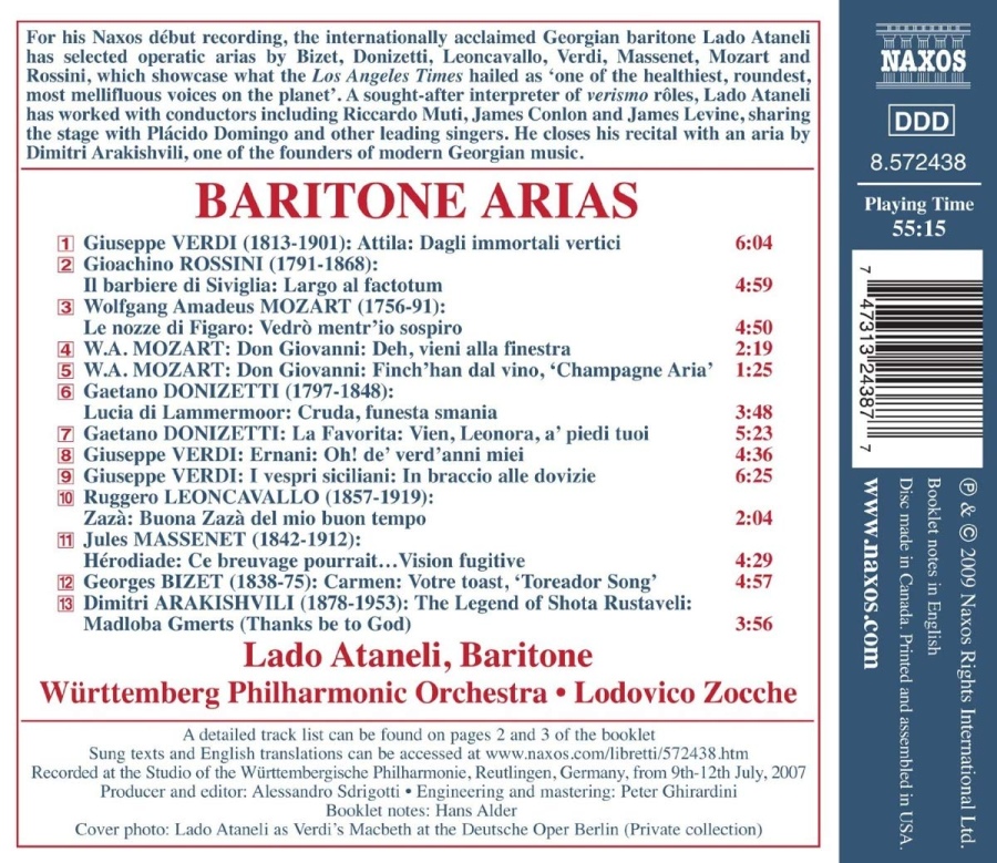 BARITONE ARIAS - Il barbiere di Siviglia - slide-1