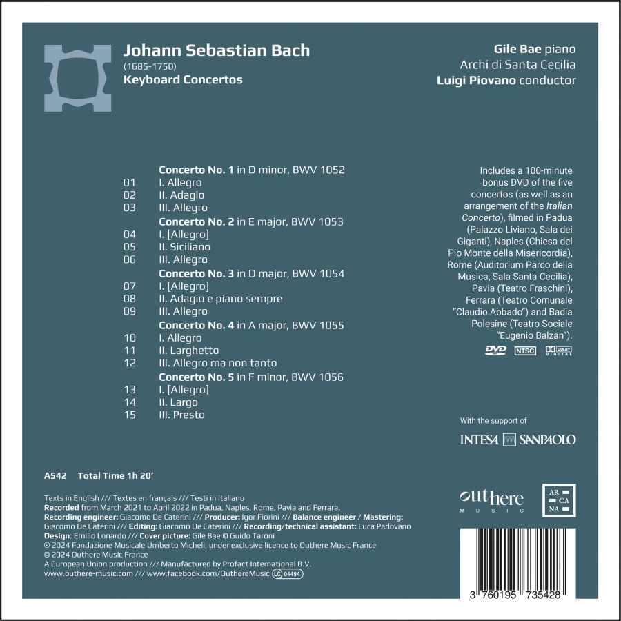 Bach: Keyboard Concertos - slide-1